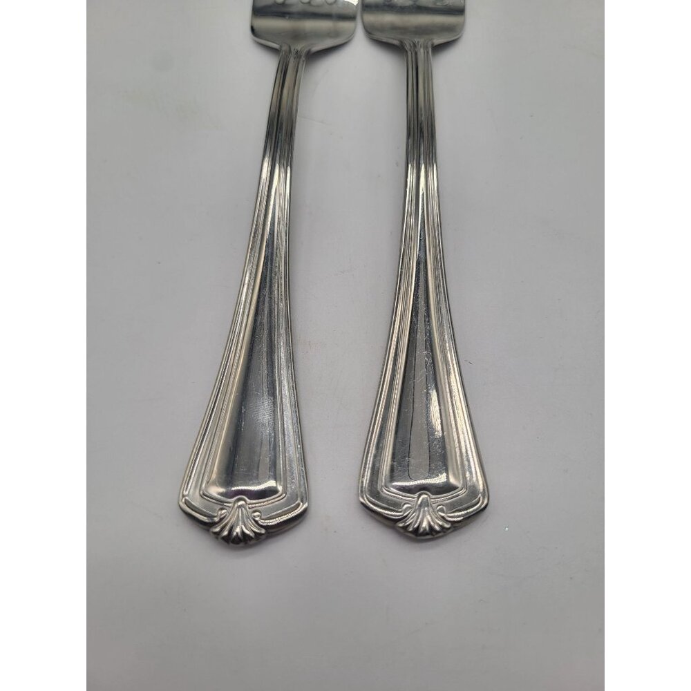 Reed & Barton Select HADLEY Salad/Dessert Fork Set of 2 Stainless Steel 18/10 - Picture 3 of 5